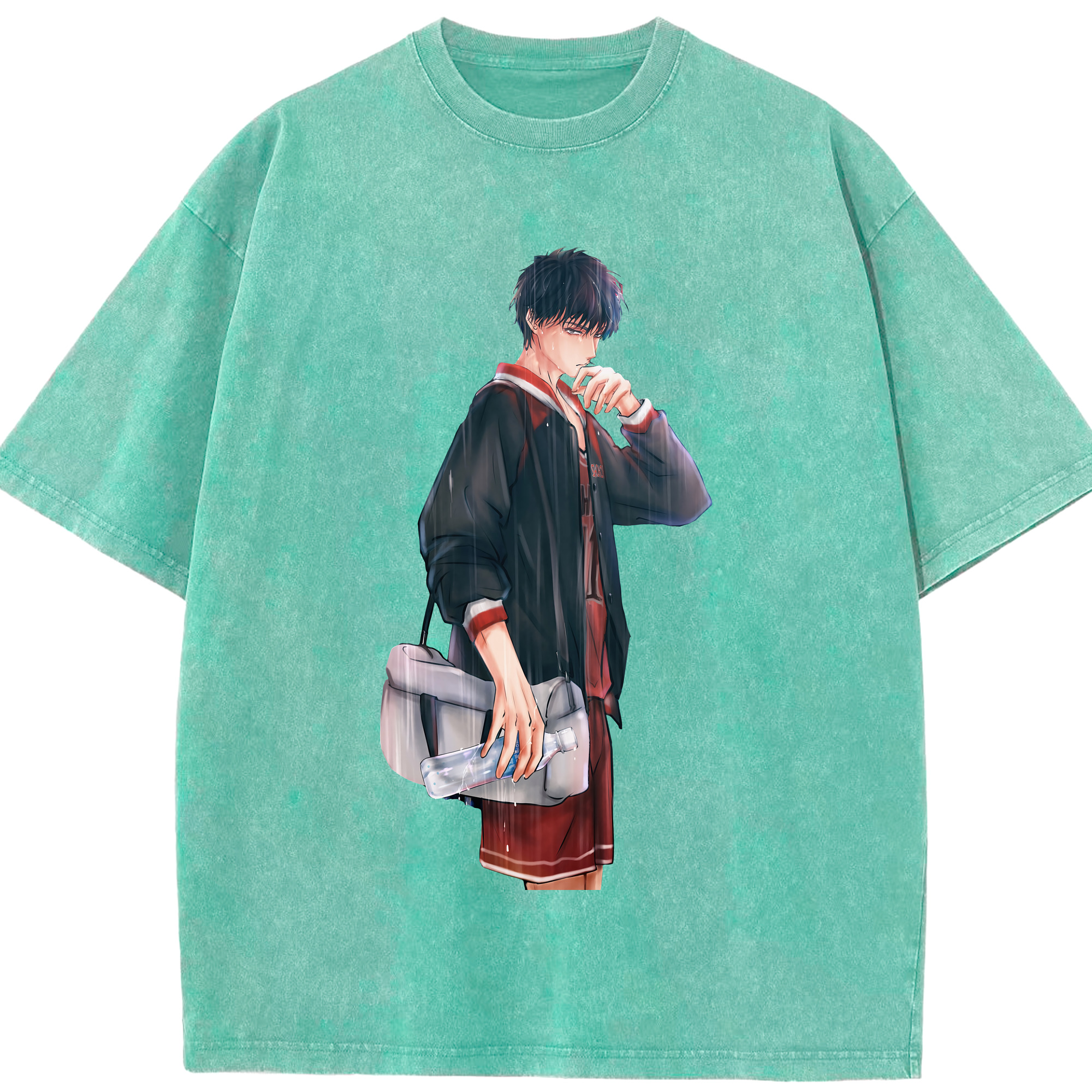 （画像用） SLAM DUNK／スラムダンク 綿100% ヴィンテージ風 半袖Tシャツ（フロントプリント）